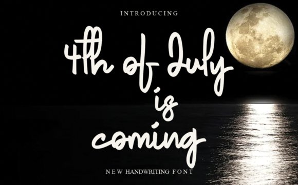 4th of July is Coming Font - Featured Image