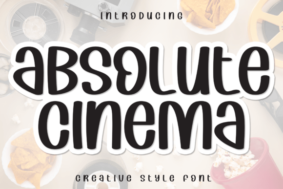 Absolute Cinema Font - Featured Image