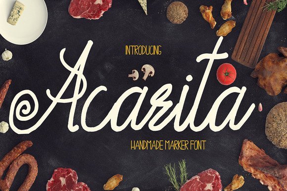Acarita Font - Featured Image