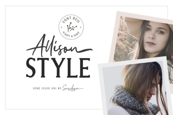 Allison Style Duo Font - Featured Image