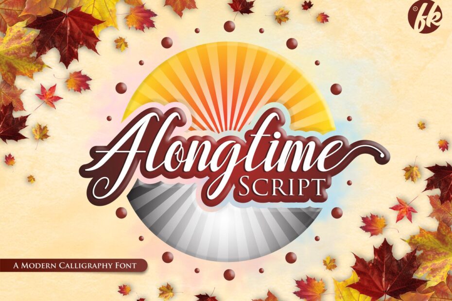 Alongtime Script Font - Featured Image