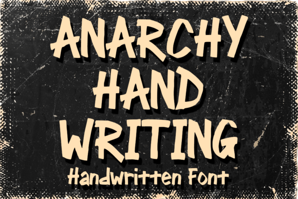 Anarchy Handwriting Font - Featured Image