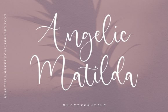 Angelic Matilda Font - Featured Image