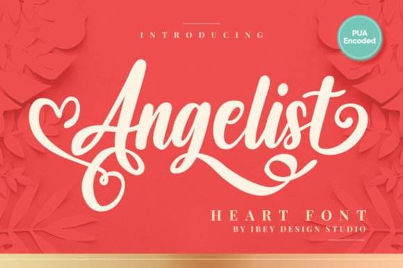 Angelist Heart Font - Featured Image