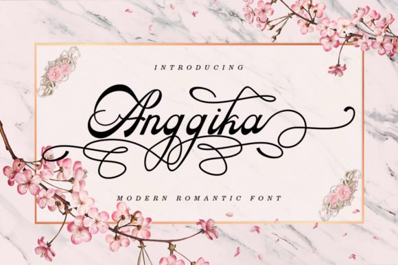 Anggika Font - Featured Image
