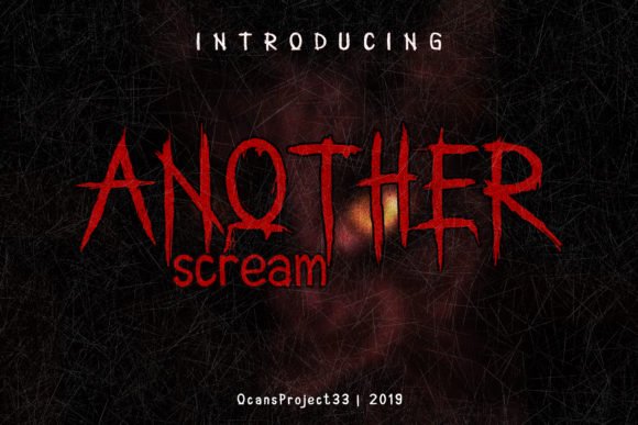 Another Scream Font - Featured Image