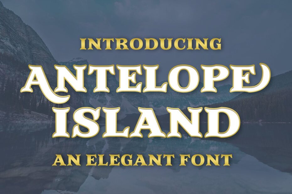Antelope Island Font - Featured Image