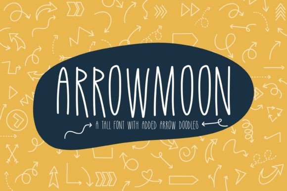 Arrowmoon Font - Featured Image