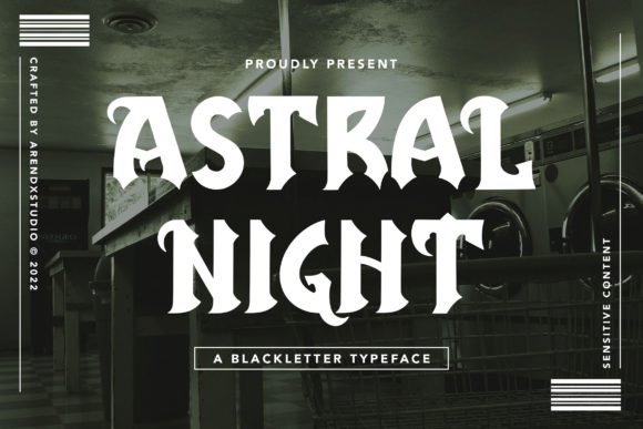Astral Night Font - Featured Image