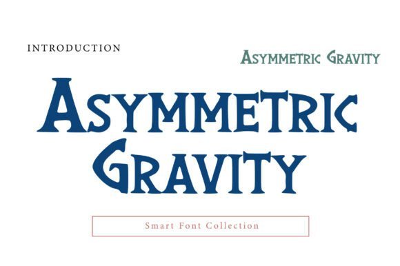 Asymmetric Gravity Font - Featured Image