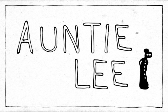 Auntie Lee Outline Font - Featured Image