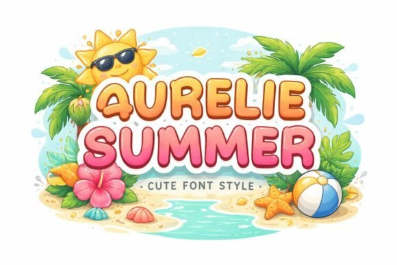 Aurelie Summer Font - Featured Image