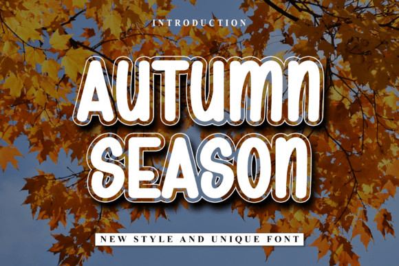 Autumn Season Font - Featured Image