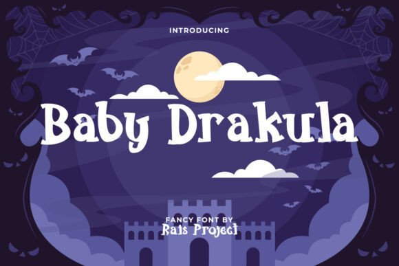 Baby Drakula Font - Featured Image