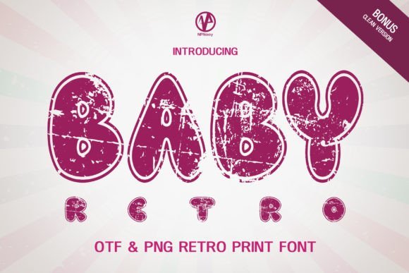 Baby Retro Font - Featured Image