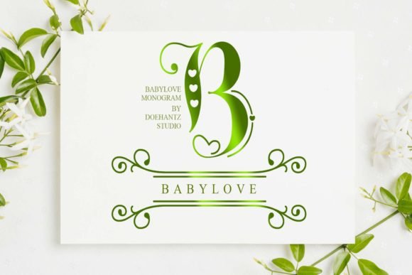 Babylove Monogram Font - Featured Image