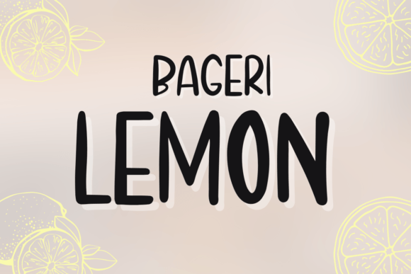 Bageri Lemon Font - Featured Image
