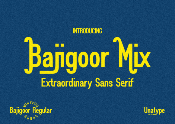 Bajigoor Mix Duo Font - Featured Image