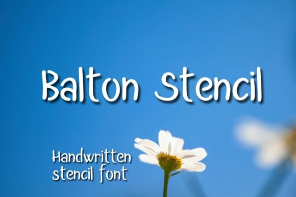 Balton Stencil Font - Featured Image