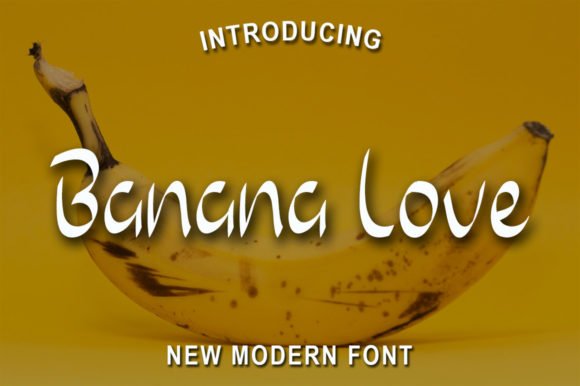 Banana Love Font - Featured Image