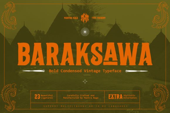 Baraksawa Font - Featured Image