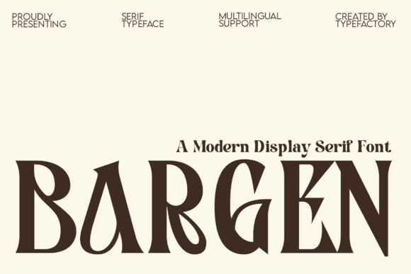 Bargen Font - Featured Image