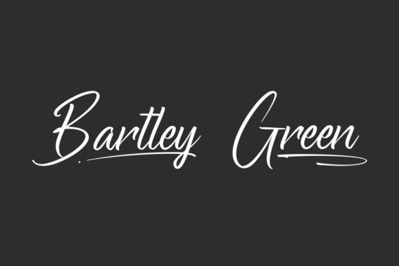 Bartley Green Font - Featured Image