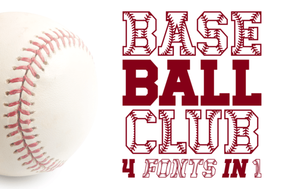 Baseball Club Font - Featured Image