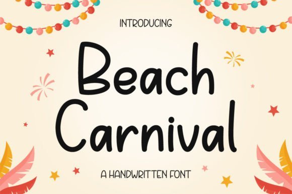 Beach Carnival Font - Featured Image