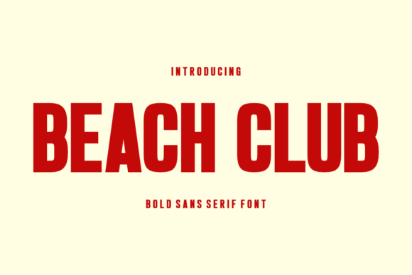 Beach Club Font - Featured Image