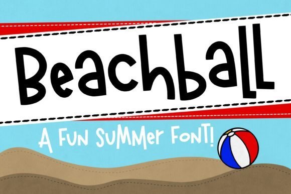 Beachball Font - Featured Image