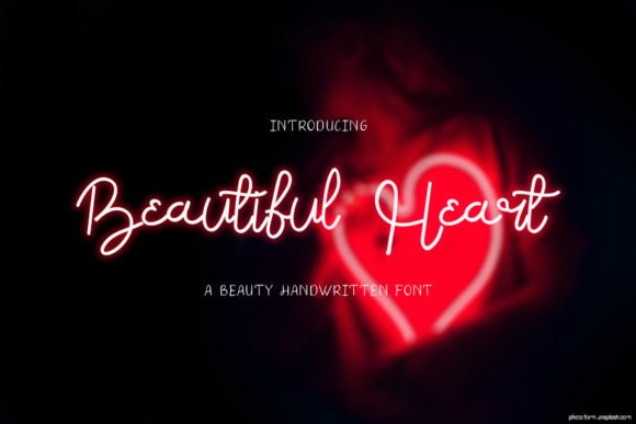 Beautiful Heart Font - Featured Image
