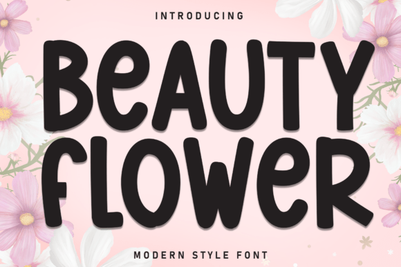 Beauty Flower Font - Featured Image