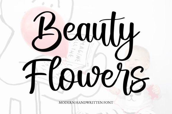 Beauty Flowers Font - Featured Image