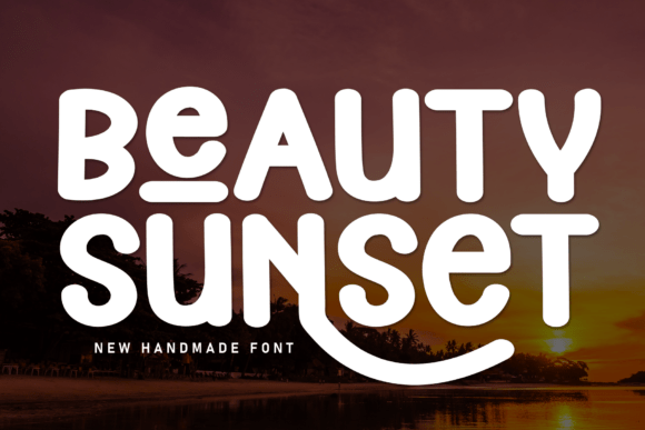 Beauty Sunset Font - Featured Image