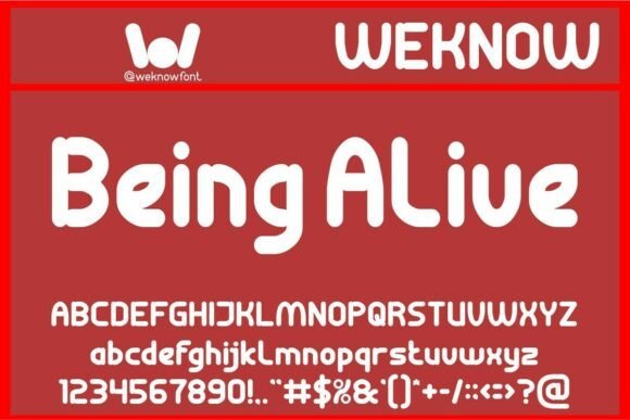 Being Alive Font - Featured Image