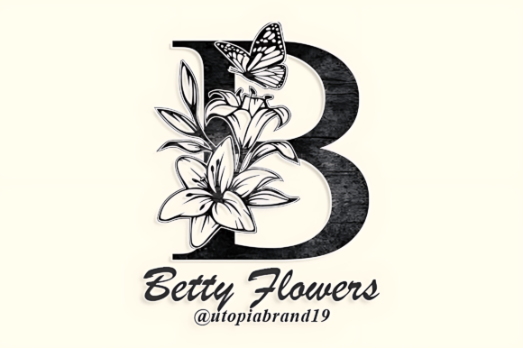 Betty Flowers Monogram Font - Featured Image