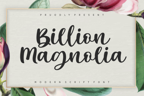 Billion Magnolia Font - Featured Image