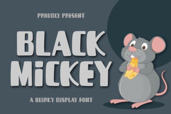 Black Mickey Font - Featured Image