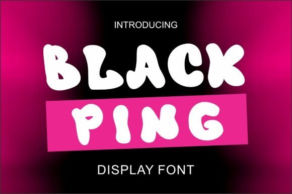 Black Ping Font - Featured Image