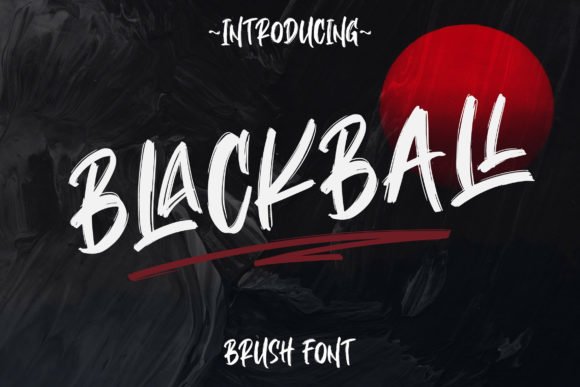 Blackball Font - Featured Image