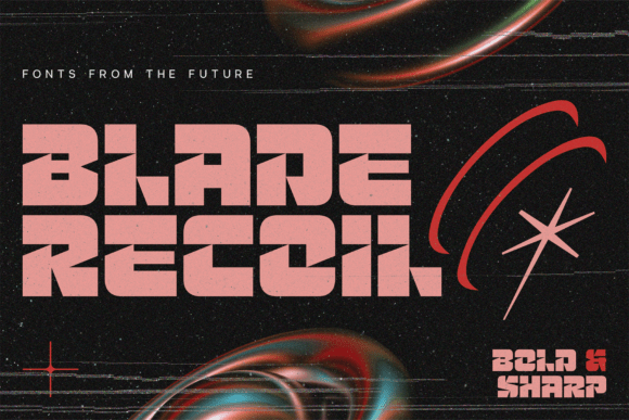 Blade Recoil Font - Featured Image