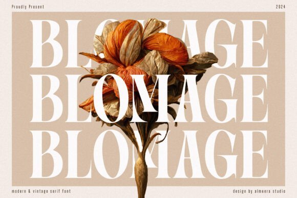 Blomage Font - Featured Image
