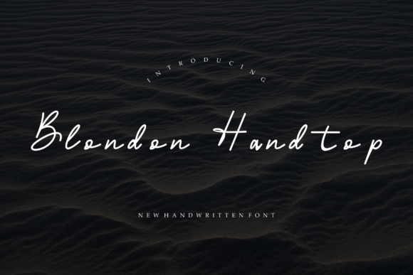 Blondon Handtop Font - Featured Image