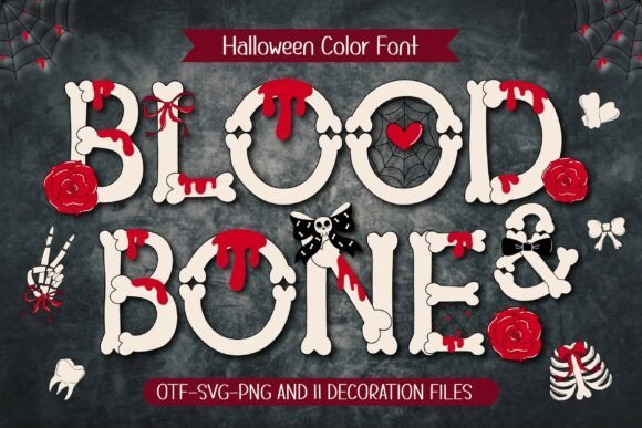 Blood & Bone Font - Featured Image