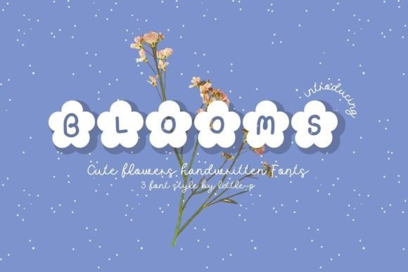 Blooms Font - Featured Image