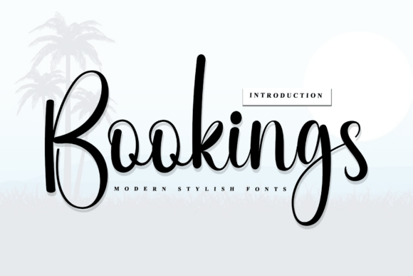 Bookings Font - Featured Image