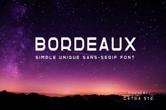 Bordeaux Font - Featured Image