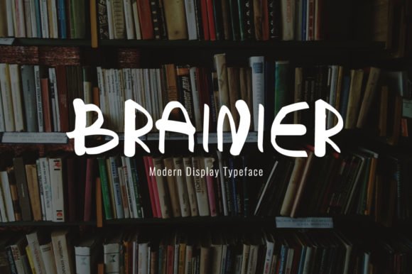 Brainier Font - Featured Image
