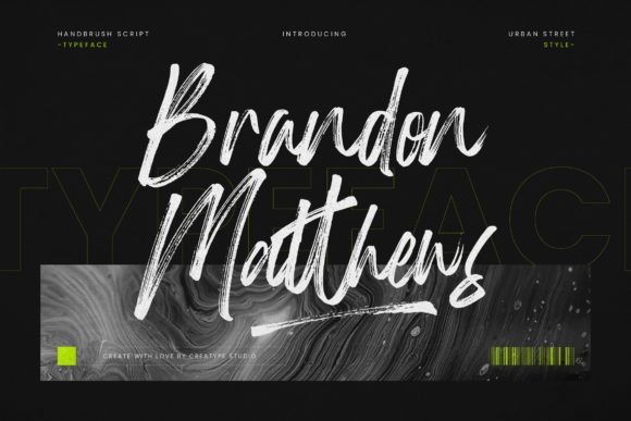 Brandon Matthews Font - Featured Image